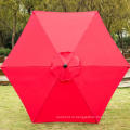 Рекламный портативный легкий алюминиевый полюс 7,5 &#39;зонтик патио для наружного